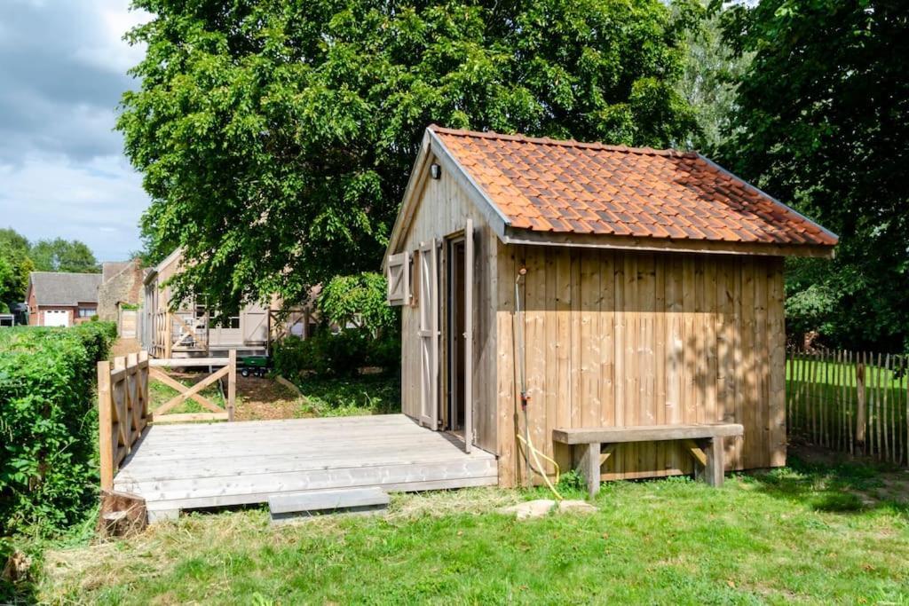 La Cabane Du Cerf Et Son Sauna Attre Extérieur photo